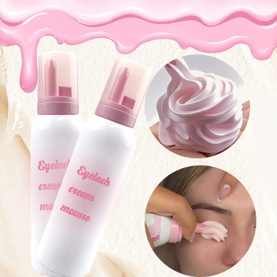2025 Most Popular Whipped Cream Lash Cleanser Custom Logo Lash Extension Whipped Lash Shampoo