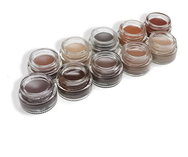 Best Quality 10 Colors Long Lasting Eyebrow Cream Waterproof Brow Tint Gel Private Label Brow Tint Gel Dye Supplier