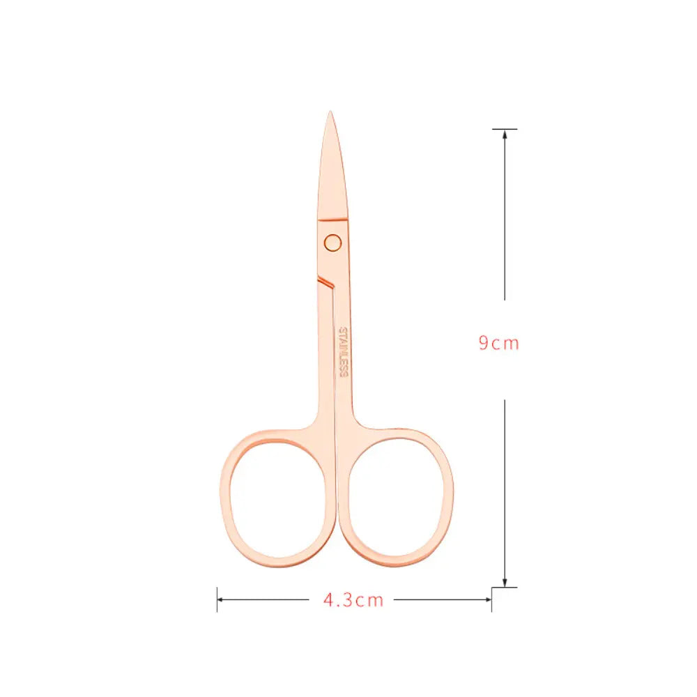 High Quality Small Stainless Steel Trimming Lash Scissors Repair Eyebrow and Eyelash Scissors Mini Eyelash Scissors