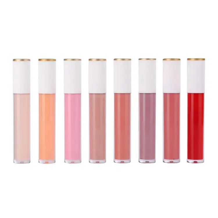 Lip and changing lip gloss tubes and box custom label
