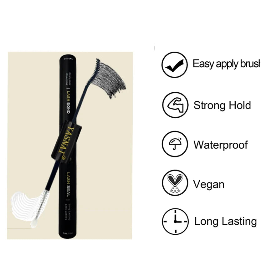 pre-cut Segmented eyelash kit seal bond and tweezers lashes cluster