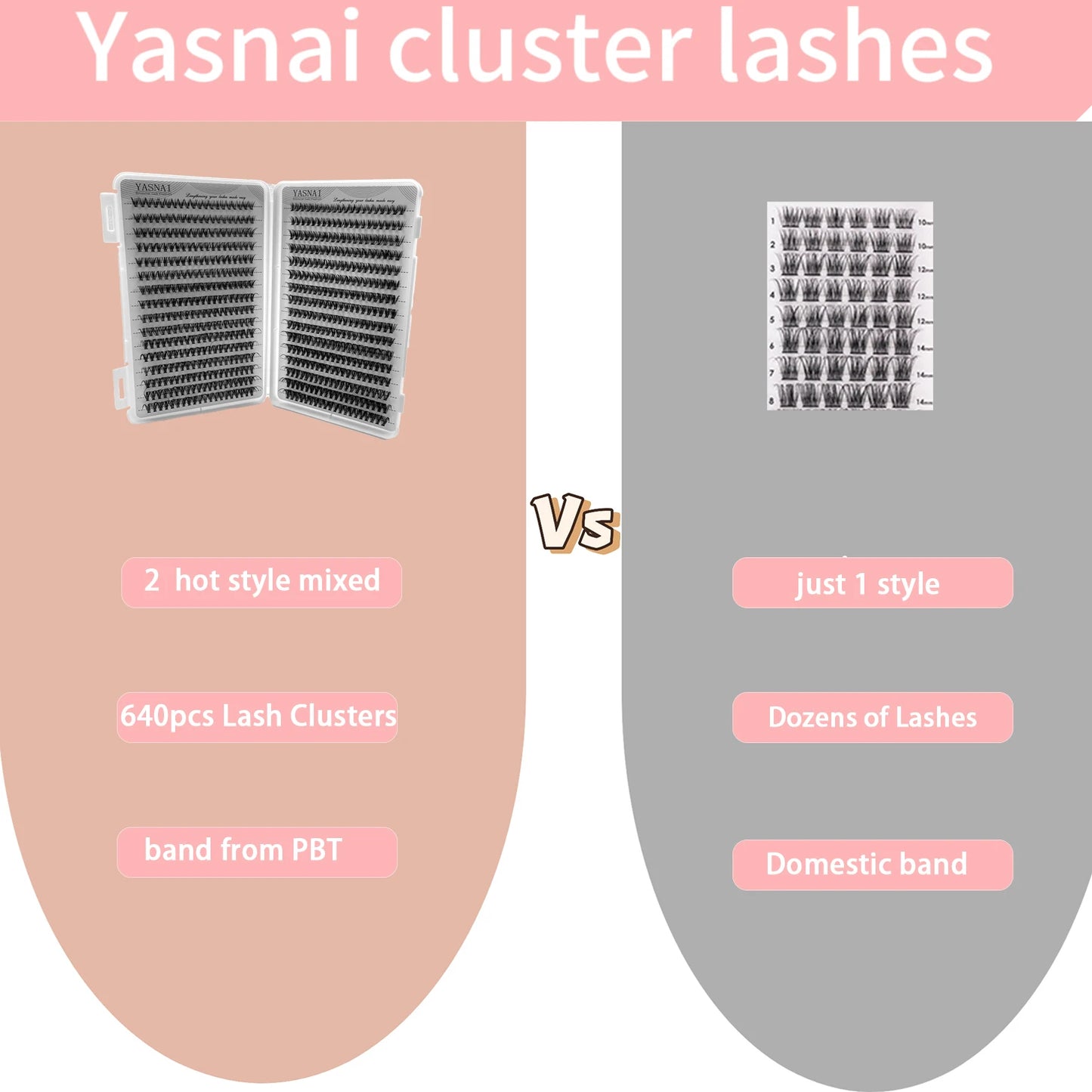 30D 40D cluster Eyelash