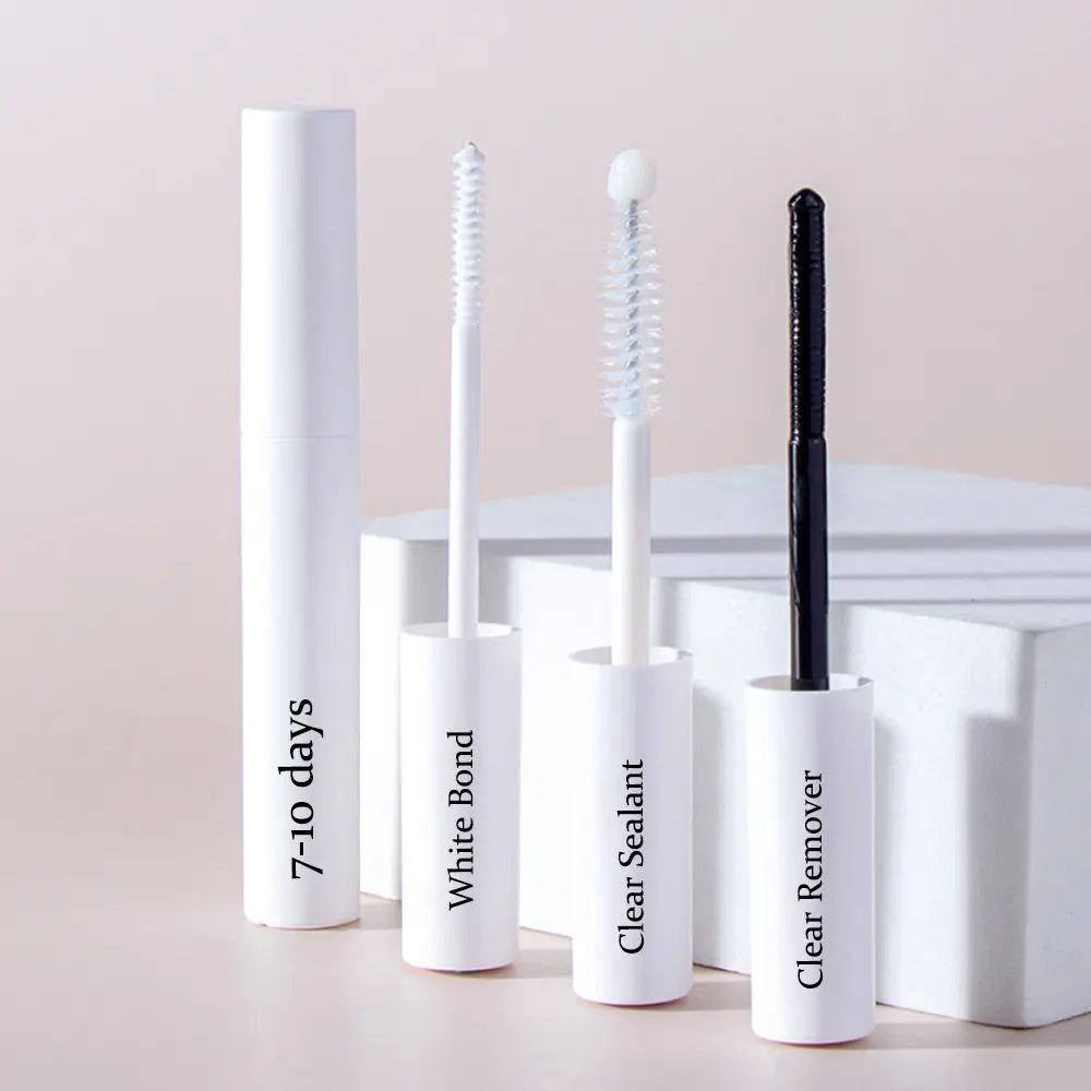 Yasnai Invisible Band DIY Lash Extension Kit Bond and Seal Tool Kit DIY Lash Ribbon Cluster D C Kits