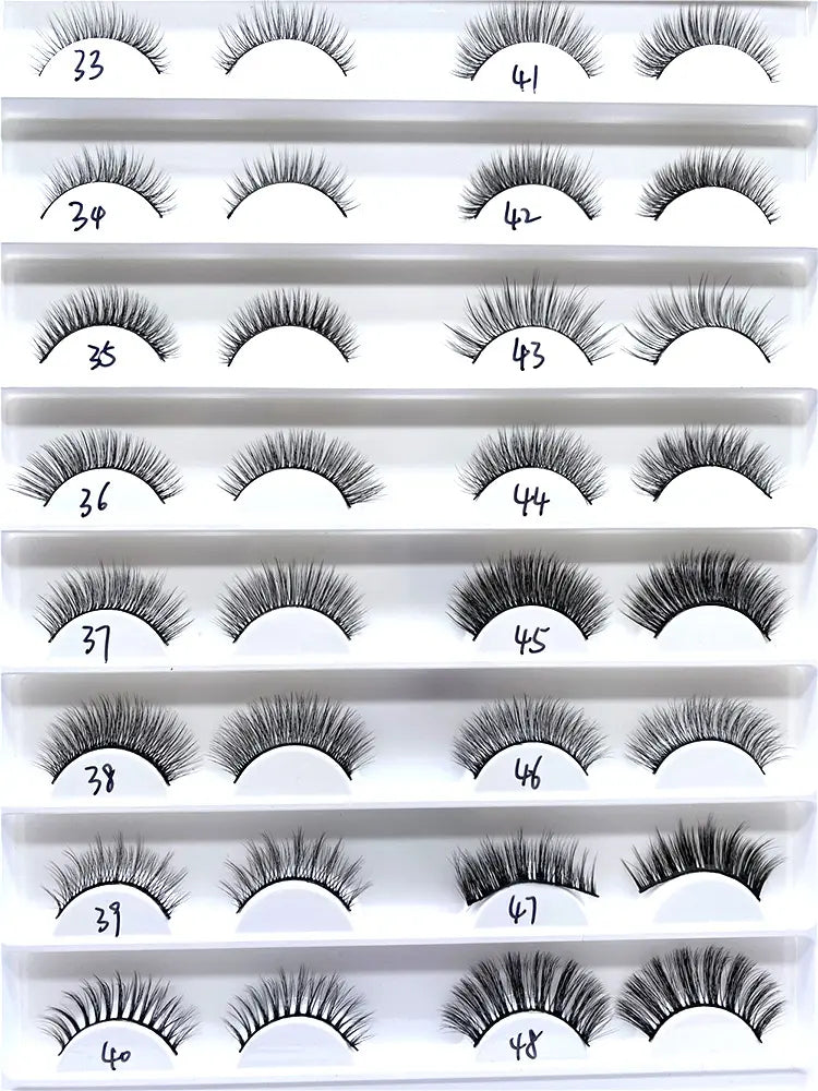 Wholesale Magnetic Eyelashes With Eyeliner Private Label Waterproof Eyeliner 5D Faux Mink Magnetic Lashes