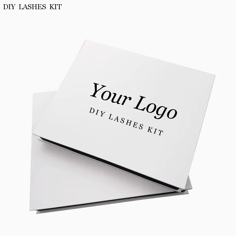 Private Label Cluster Eyelash Extensions at Home Lash Extensions Trays Wholesale DIY Segment Lash Kit