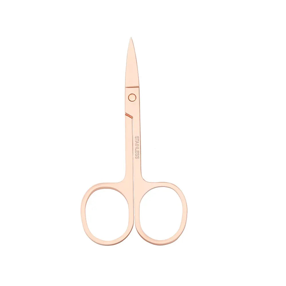 High Quality Small Stainless Steel Trimming Lash Scissors Repair Eyebrow and Eyelash Scissors Mini Eyelash Scissors