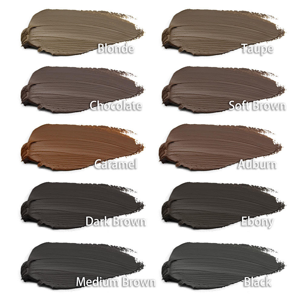 10 Colors Long Lasting Eyebrow Cream Waterproof Brow