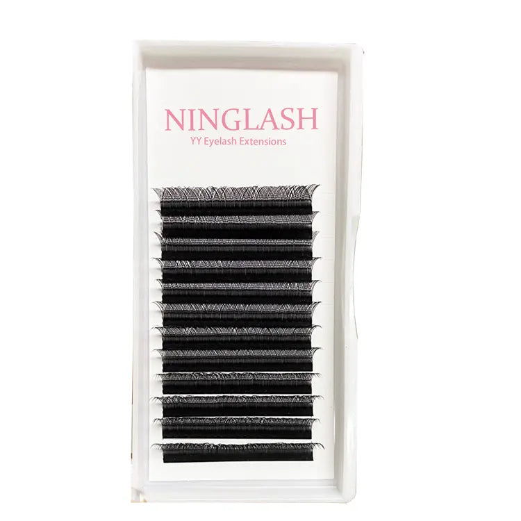 Fast Delivery Your Own Brand One by One Deep Black Classic Lash,Synthetic Lashes Private Label Lash Extensions Vendor