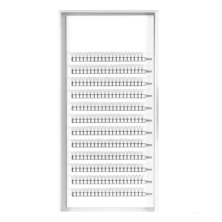 Factory Wholesale 3D Short Stem Premade Volume Fans 0.03 0.05 0.07 Wispy Premade Fans