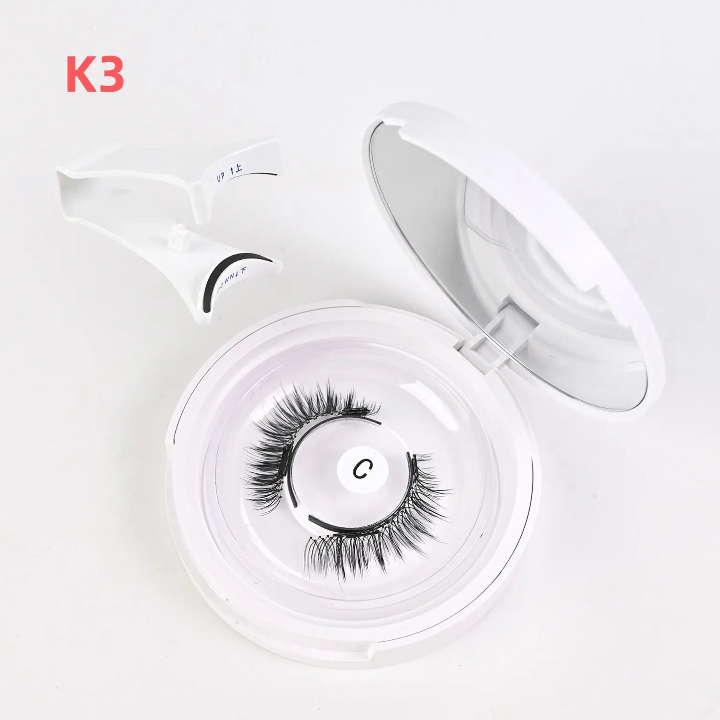 Wispy Vegan Magnetic Lashes with Applicator Reusable Custom logo Magnetic Lashes Kit Private Label