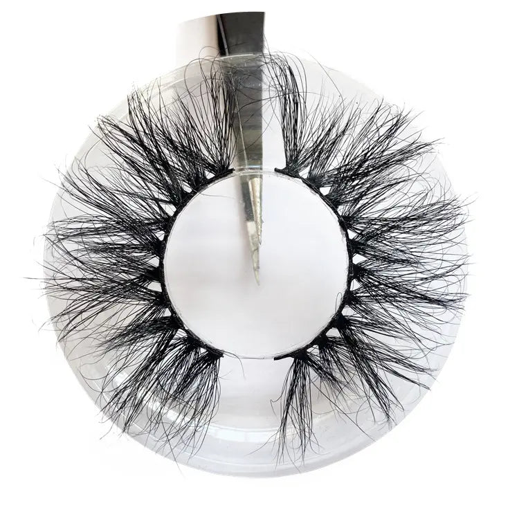 Wholesale 20mm Super Fluffy Eye Lashes 20Mm Mink 3D Lashes Volume 16Mm-20Mm Natural Strip Mink Lashes