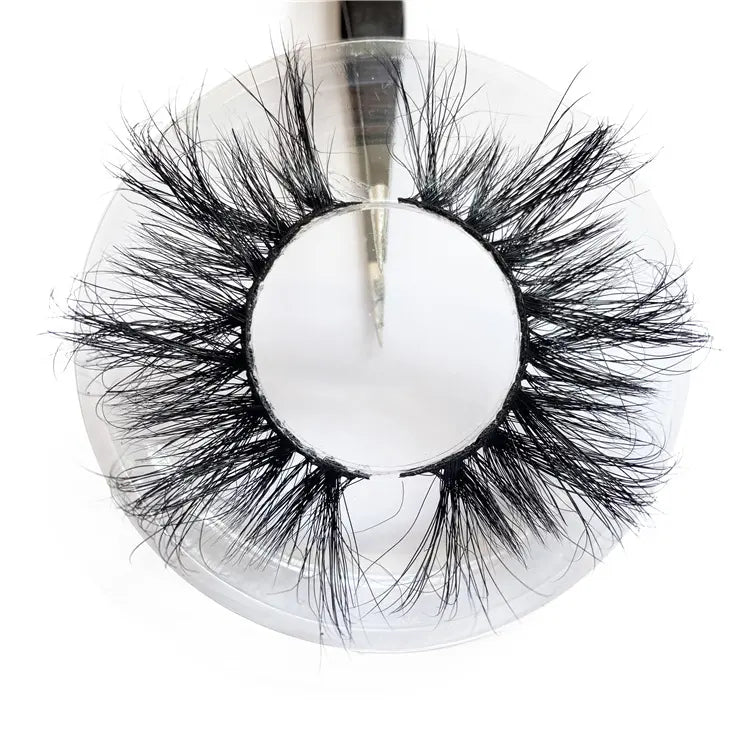 Wholesale 20mm Super Fluffy Eye Lashes 20Mm Mink 3D Lashes Volume 16Mm-20Mm Natural Strip Mink Lashes
