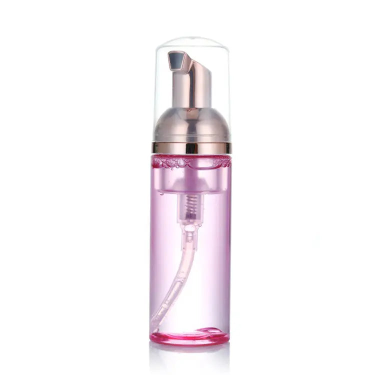 Hot Seller Pink Lash Extensions Cleanser and Brush Lash Rose Cleanser Wholesale Organic Lash Cleanser Foam Bottle