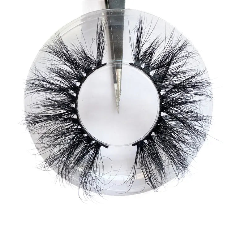 Wholesale 20mm Super Fluffy Eye Lashes 20Mm Mink 3D Lashes Volume 16Mm-20Mm Natural Strip Mink Lashes