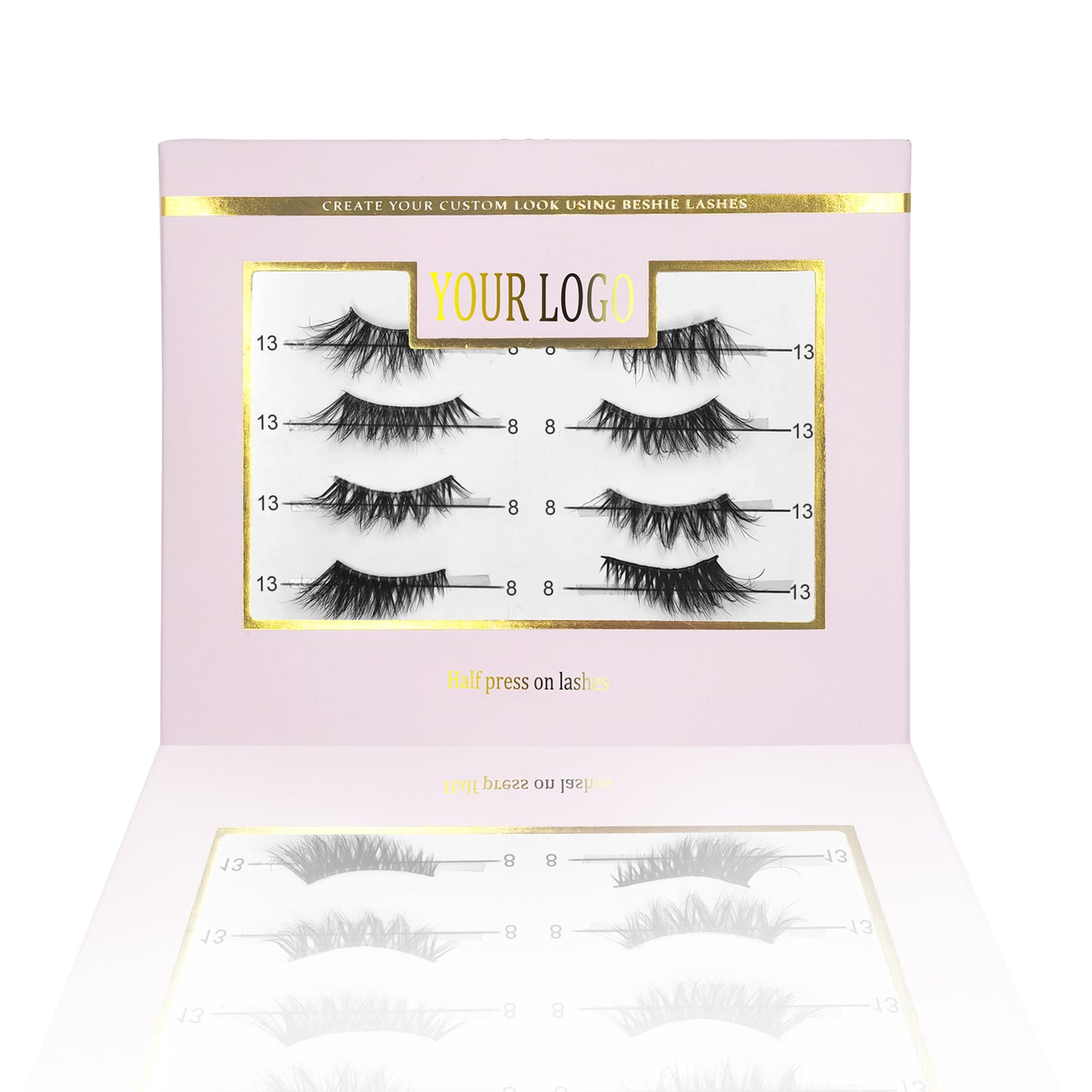 New Hot Selling- Pre Glued Half Lash, 3D Cat Eye