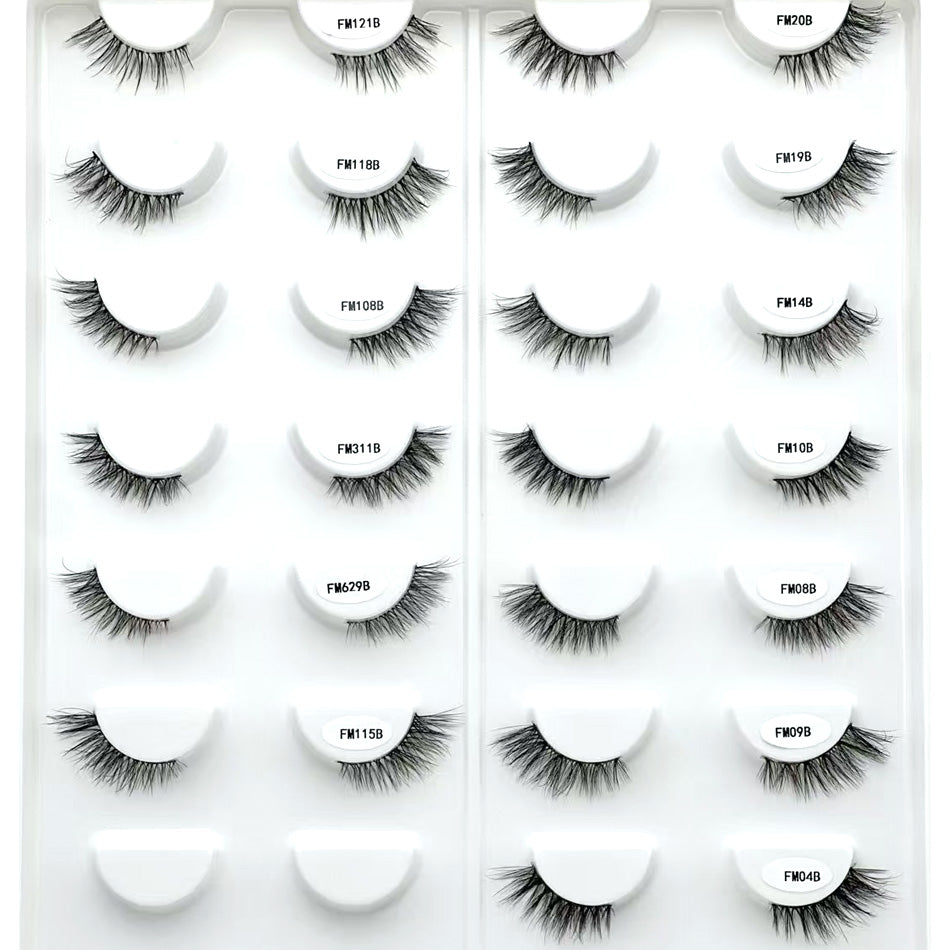 New Hot Selling- Pre Glued Half Lash, 3D Cat Eye