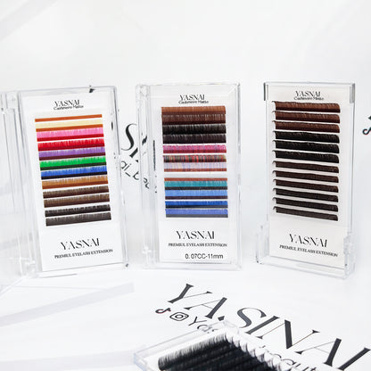 Colored Cashmere Lash Extensions