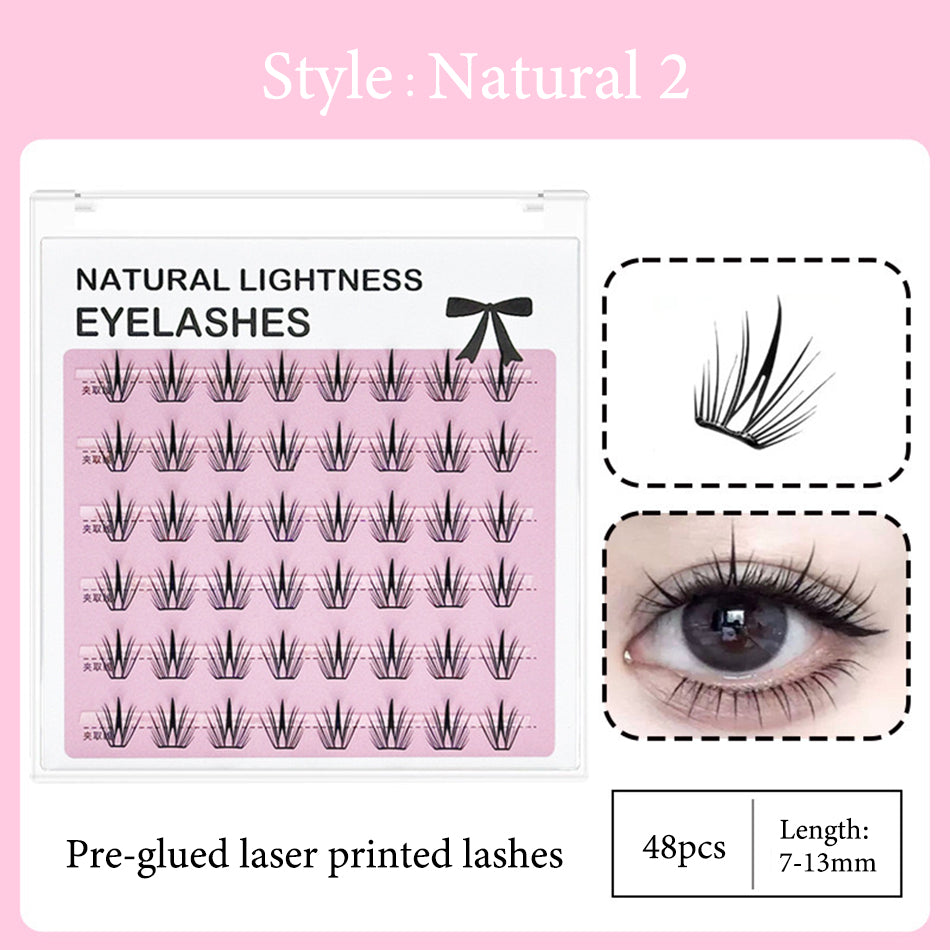 New Technology-Laser Printed Eyelashes Cluster