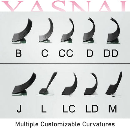 Brown Color Volume Eyelash Extenisons