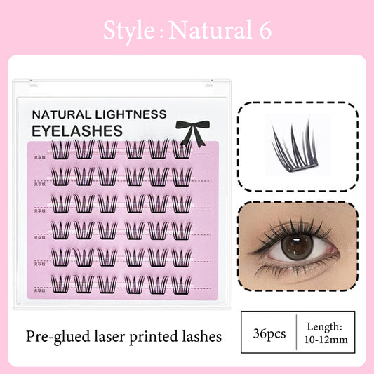 New Technology-Laser Printed Eyelashes Cluster