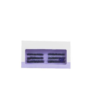 Diy Lash Extension Custom logo Free Design Styles Purple Packaging Segmented Eyelashes 8-16mm.