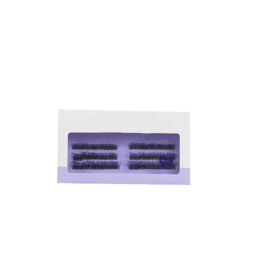 Diy Lash Extension Custom logo Free Design Styles Purple Packaging Segmented Eyelashes 8-16mm.