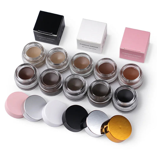 10 Colors Long Lasting Eyebrow Cream Waterproof  Brow