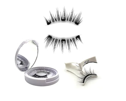 Soft No Glue Magnetic Eyelashes With Tweezers Set