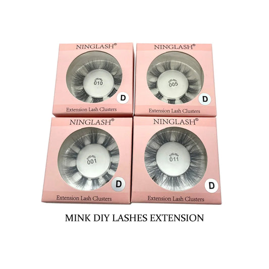 Mink Cluster DIY Eyelashes Extensions At