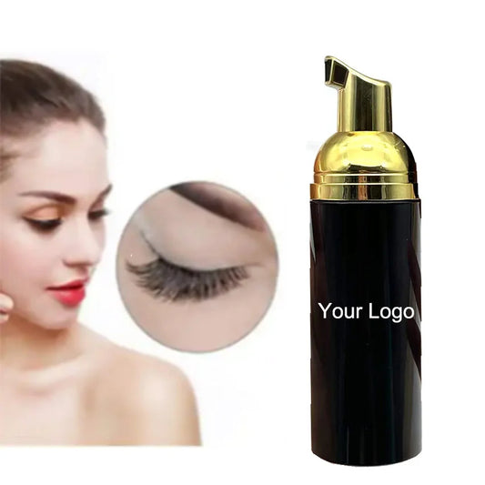 60ml Luxury Foam lashes Pump Bottle  Organic Lash Cleanser
