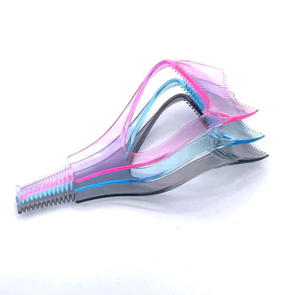 Wholesale Plastic Colorful 3 IN 1Eyelash Comb