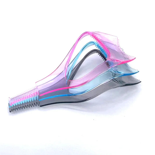 Wholesale Plastic Colorful 3 IN 1Eyelash Comb
