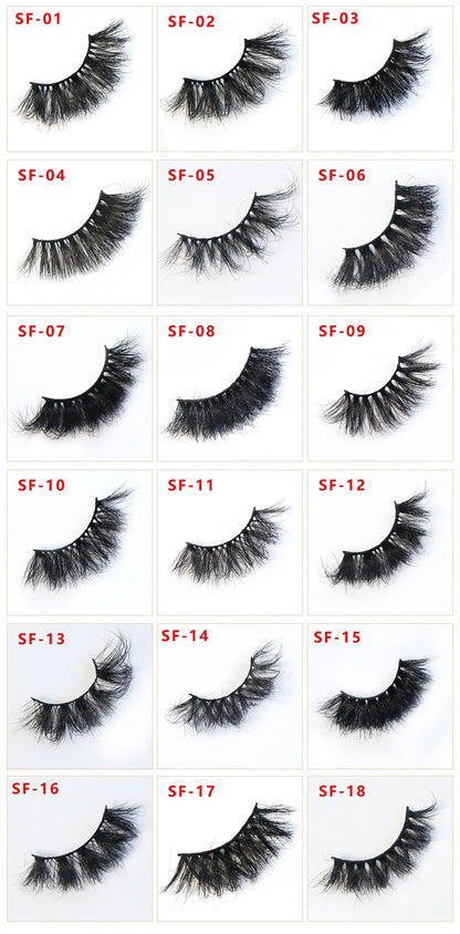 Fluffy Strip Mink Lashes