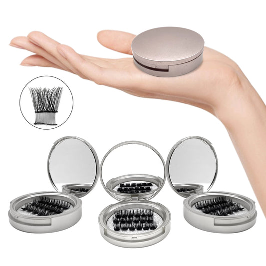 To Apply And Carry With Mirror Pre Cut Cluster Fluffy Individual No Glue Cluster Eyelashes