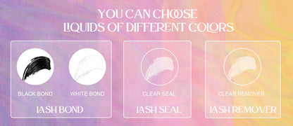 Waterproof 5-7 Days 2 In 1 Lash Adhesive And Sealant For Lash Extensions
