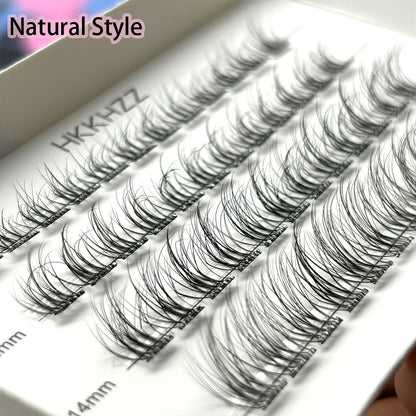 Fluffy Press on Self Adhesive Lashes. Cluster