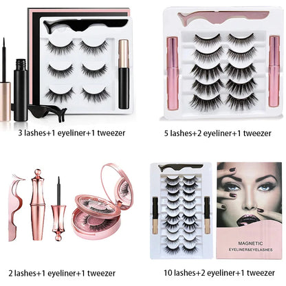 Magnetic Eyelashes Tray Set