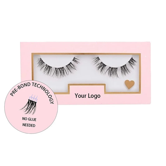 Press On Cluster Lash No Glue Needed Diy Lash
