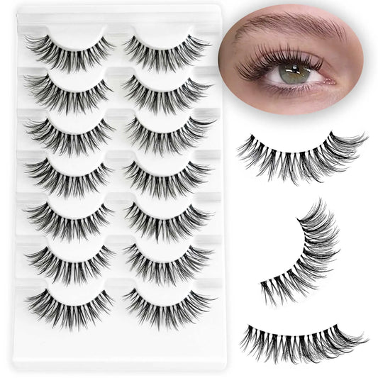 Clear Band Natural Look Strip Lashes