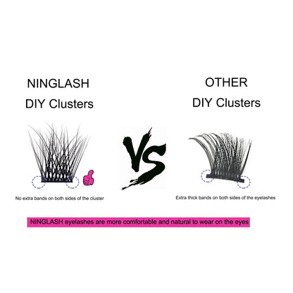 Mascara Soft Individual Diy Cluster Eyelashes Extensions