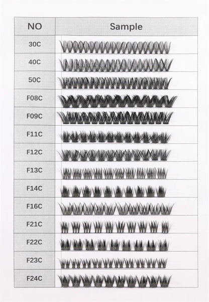 Fluffy  Lashes Extensions Supplies