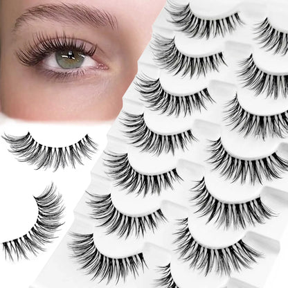 Clear Band Natural Look Strip Lashes