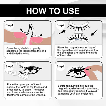 Double layers hard magnetic eyelashes