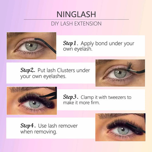 200D 80D volumizing, volumizing, individual, extending and curling eyelash curler set