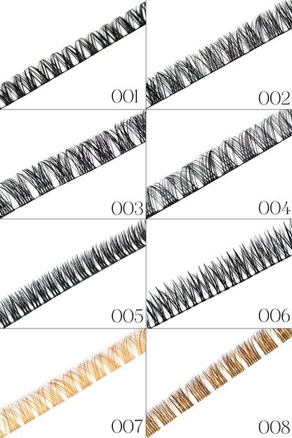 DIY Cluster Ribbon Eyelashes Extension
