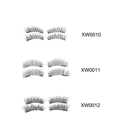 Double layers hard magnetic eyelashes