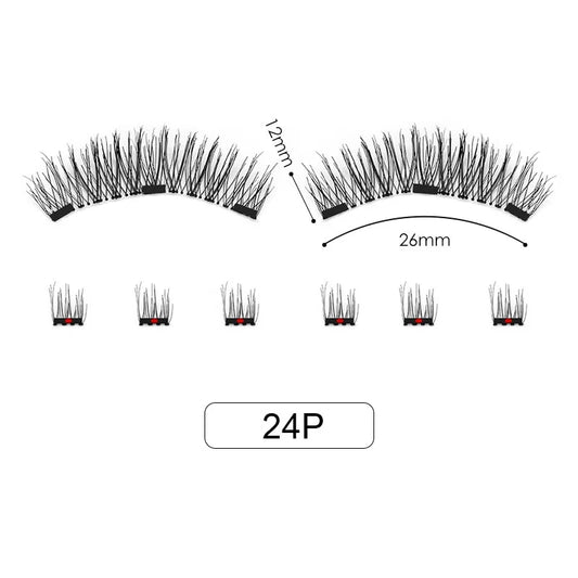 Magnetic Curl Cluster Pieces  Dual Lashes