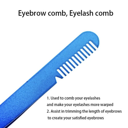 Curler With Comb Slanted Eyebrow