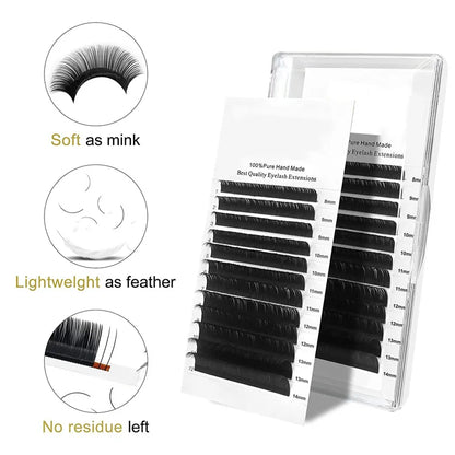 Soft Dark Individual Extension Eyelash 0.20 CC 11Mm-14Mm