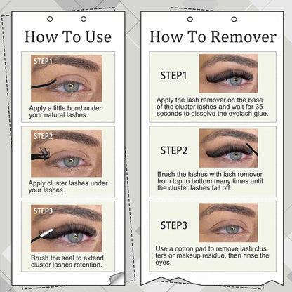 10-18mm CurlyFluffy Thick Eyelash Extension Kit